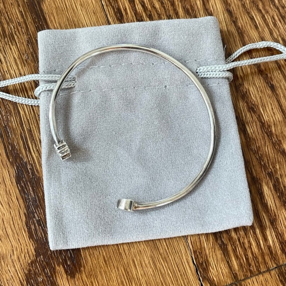 Alex and Ani Hamsa Cuff Bracelet 925 Sterling Silver - Picture 2 of 4